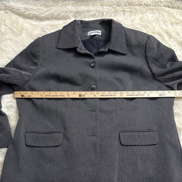 Vintage NWT Alfred Dunner Gray Blazer sz 24W - Picture 6 of 6